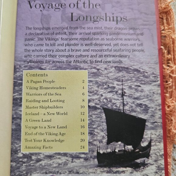 Ancient Civilizations The Vikings Voyage Of The Longships DVD Preview / Booklet - Picture 3 of 6